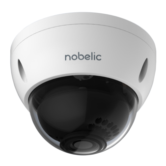 NBLC-2430F Nobelic Купольная антивандальная IP видеокамера, обьектив 2.8 мм, 4Mp, Ик, PoE