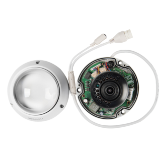 NBLC-2430F Nobelic Купольная антивандальная IP видеокамера, обьектив 2.8 мм, 4Mp, Ик, PoE