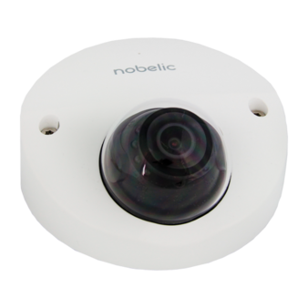 NBLC-2420F-MSD Nobelic Купольная антивандальная IP видеокамера, обьектив 2.8 мм, 4Mp, Ик, PoE, Встроенный микрофон