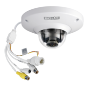 VCI-252-05 (1.42mm) Болид Купольная антивандальная Fisheye IP видеокамера, 5Mp, Ик, PoE, встроенный микрофон, Слот для карты Micro SD