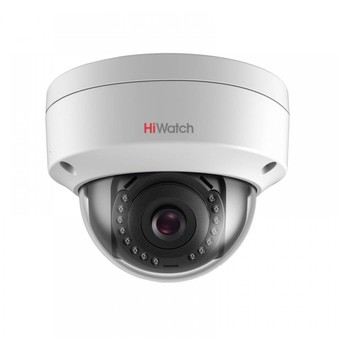 DS-I252 (2.8 mm) HiWatch Уличная купольная мини IP-камера, Ик, Poe, 2 Мп
