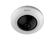 DS-I351 (1.16mm) HiWatch Купольная антивандальная Fisheye IP видеокамера, 3Mp, PoE, Слот для карты Micro SD
