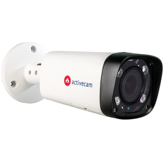 AC-D2123WDZIR6 (2.7-12мм) ActiveCam Уличная цилиндрическая IP-видеокамера (2.7-12мм), ИК, 2Мп, PoE, двусторонний звук, тревожные вх/вых