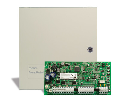 PC 1864NKEH DSC Контрольная панель, 8 проводных шлейфов, расширение до 64 проводных или 32 беспроводных шлейфов, 8 разделов