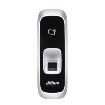 DHI-ASR1102A (V2) Dahua Биометрический считыватель отпечатков пальцев с встроенным считывателем карт доступа Mifare 1 (13.56MHz)