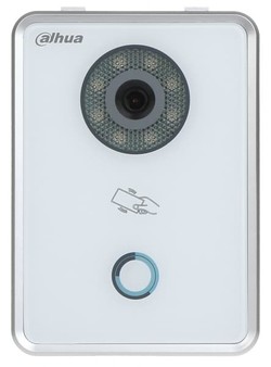 DH-VTO6210BW Dahua Одноабонентская вызывная IP панель, 1.3 MP CMOS, WEB интерфейс, IP65, LAN, Подсветка в ночное время, Открытие замка IC картой, Накладной монтаж