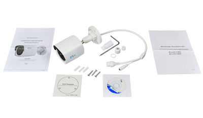RVi-2NCT6032 (2.8) RVi Уличная цилиндрическая IP видеокамера, 6Mp, Ик, Poe, Поддержка карт MicroSD