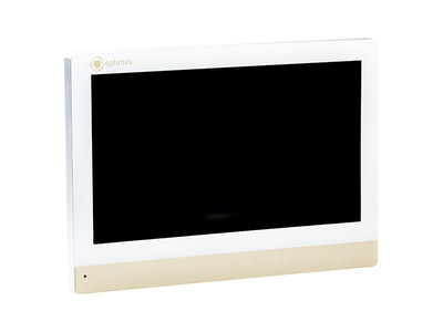 VMH-7white+gold Optimus Видеодомофон цветной 7" с сенсорным управлением, поддержка AHD/TVI/CVI/CVBS, управление замком, SD-card до 32 Гб