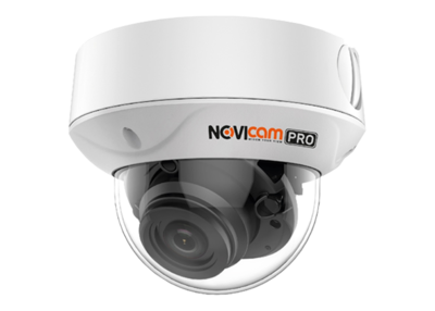 NOVIcam PRO FC58VX Купольная антивандальная MHD мультиформатная (AHD/CVI/CVBS/TVI) видеокамера, объектив 2.7-13.5мм, Ик, 5 Мп
