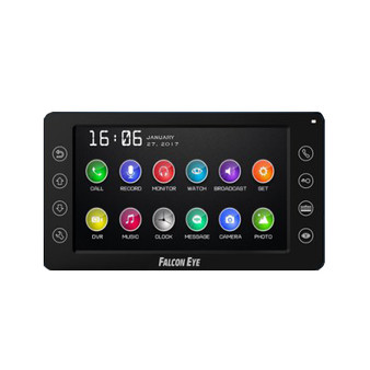 FE-70CH ORION DVR (Black) Falcon Eye Монитор видеодомофона 7", поддержка microSD