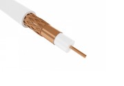 Eletec Кабель коаксиальный 3C-2V CU 75 Ом, экран 32%, белый, 100 м
