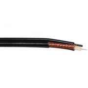 Eletec Кабель коаксиальный RG-59 B/U OUTDOOR экран 112%, черный, с тросом, 500 м