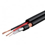 Eletec 3C-2V+2x0.5 мм2 OUTDOOR Кабель комбинированный уличный, 75 Ом, черный, 100/200 метров