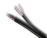 Eletec 3C-2V+2x0.5 мм2 OUTDOOR Кабель комбинированный уличный, 75 Ом, белый, плоский, 200 метров