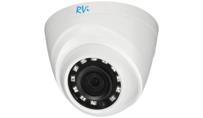 RVI-1ACE102 (2.8) white Антивандальная купольная мультиформатная MHD (AHD/ TVI/ CVI/ CVBS) видеокамера, объектив 2.8, 1Mп, Ик