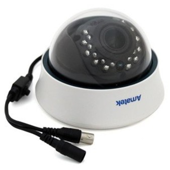 AC-AD132V (2.8-12mm) Amatek Внутренняя купольная AHD видеокамера, 1.3 Мп, ИК