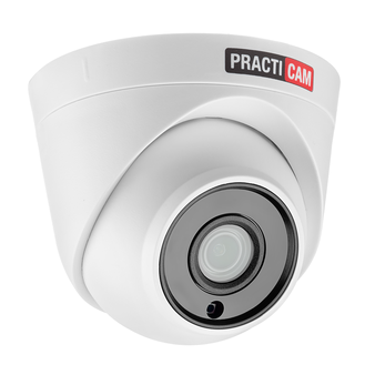 PT-MHD1080P-C-IR PRACTICAM Купольная внутренняя мультиформатная MHD (AHD/ TVI/ CVI/ CVBS) видеокамера, объектив 3.6, 2Mp, Ик