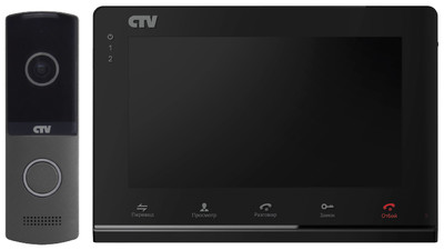 CTV-DP2700IP NG черный Комплект видеодомофона, встроенным Wi-Fi модулем