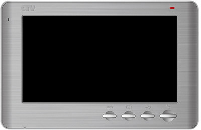 CTV-M1700 SE серебристый металлик Видеодомофон цветной 7" с кнопочным управлением