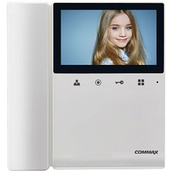 CDV-43K/VIZIT Commax Видеодомофон цветной 4.3" с трубкой