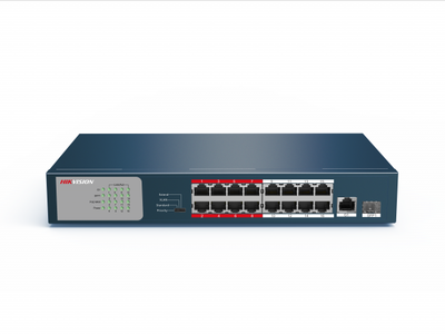 DS-3E0318P-E/M Hikvision PoE комутатор на 16 портов