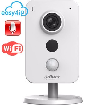 DH-IPC-K46P Dahua Внутренняя миниатюрная IP-камера, 4Мп, POE, ИК, микрофон/динамик, WIFI, тревожные вх.вых