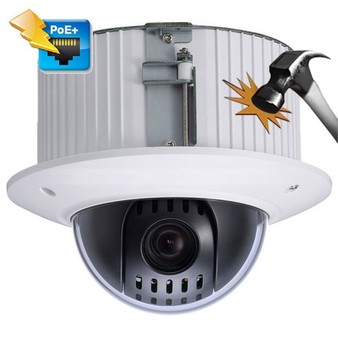DH-SD42C212T-HN-S2 Dahua Скоростная поворотная IP-видеокамера (5.3- 64мм), PoE, 2Мп, поддержка Micro SD, тревожные вх.вых 2/1