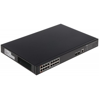 DH-PFS4218-16GT-240 DAHUA 18-портовый гигабитный коммутатор с 16-РОЕ портами, управляемый, 2-го уровня