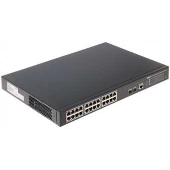 DH-PFS4226-24GT-240 DAHUA 26-портовый гигабитный коммутатор с 24-РОЕ портами, управляемый, 2-го уровня
