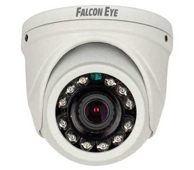 FE-MHD-D2-10 Falcon Eye Уличная пластиковая купольная мультиформатная MHD (AHD/ TVI/ CVI/ CVBS) видеокамера, объектив 2.8мм, 2Мп, Ик