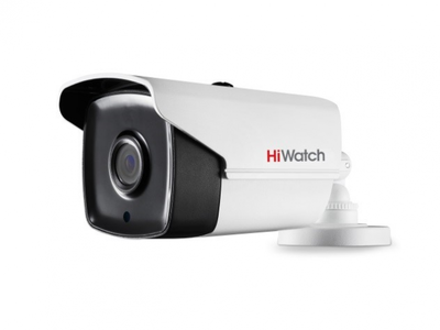 DS-T220S (6 mm) HiWatch Уличная цилиндрическая HD-TVI видеокамера, объектив 6мм, 2Мп, Ик, Slow Shutter