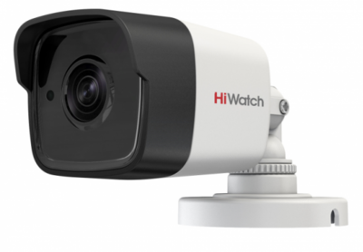 DS-T500 (B) (2.8 mm) HiWatch Уличная цилиндрическая HD-TVI видеокамера, объектив 2.8мм, 5Мп, Ик