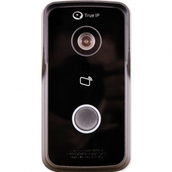 TI-3611CRW TRUE-IP IP Пластиковая малогабаритная WiFi панель вызова на одного абонента со встроенным считывателем Mifare