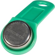 TM1990A iButton TS (зеленый) TANTOS Ключ Touch Memory с пластиковым держателем