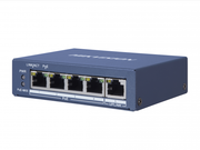 DS-3E0505P-E Hikvision Неуправляемый PoE-коммутатор на 4 порта POE с грозозащитой 6кВ