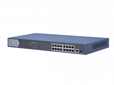 DS-3E0518P-E Hikvision Неуправляемый PoE-коммутатор на 16 портов POE