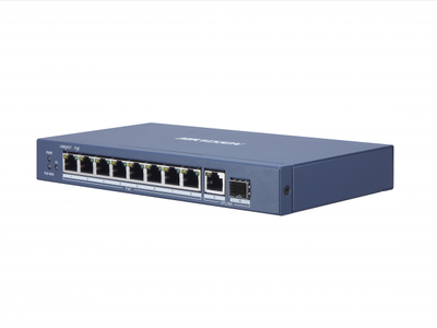 DS-3E0510P-E Hikvision Неуправляемый PoE-коммутатор на 8 портов POE