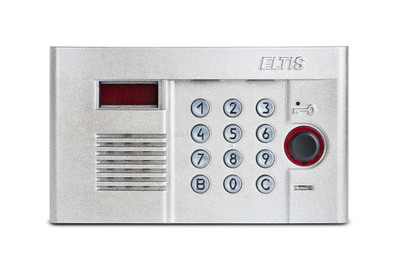 DP400-TDC16CF серебристый ELTIS Блок вызова до 100 абонентов, cовместимость с Цифрал
