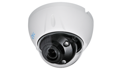 RVi-1NCD2075 (2.7-13.5) white RVi Купольная антивандальная IP видеокамера, 2Мп, Ик, Poe, MicroSD
