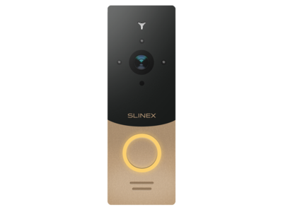 ML-20HD gold+black Slinex Вызывная панель с поддержкой стандартов передачи видеосигнала AHD/CVBS