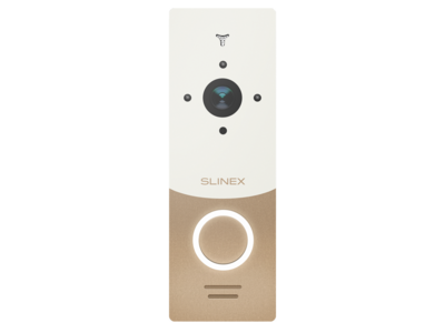 ML-20HD gold+white Slinex Вызывная панель с поддержкой стандартов передачи видеосигнала AHD/CVBS