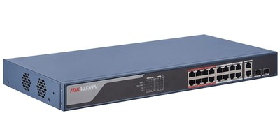 DS-3E1318P-EI Hikvision Коммутатор с 16 портами Poe