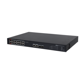 DH-PFS3220-16GT-190 DAHUA Коммутатор на 20 портов, с 16-РОЕ портами