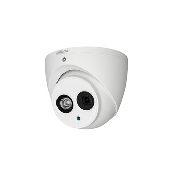 DH-HAC-HDW1200EMP-A-POC-0280B Dahua Уличная купольная мультиформатная MHD (AHD/ TVI/ CVI/ CVBS) видеокамера, объектив 2.8мм, 2Мп, Ик, встроенный микрофон, POC