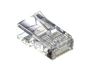 Коннектор RJ-45 (8p8c) cat.5е универсальный, 100шт, Netko СКС (нож с 3-мя зубцами)