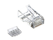 Коннектор RJ-45 Netko (8p8c) cat.6а, универсальный, со вставкой, для одножильного и многожильного кабеля