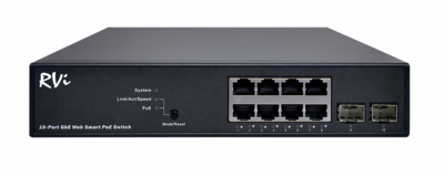 RVi-2NSXM08G-2S Коммутатор на 10 портов