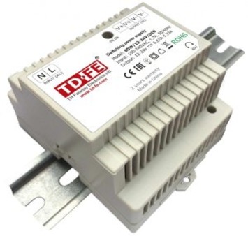 80W/12-24V/DIN FARADAY Источник электропитания стабилизированный импульсный для установки на DIN-рейку