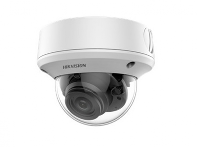DS-2CE5AD3T-VPIT3ZF (2.7-13.5mm) Hikvision Антивандальная купольная мультиформатная MHD (AHD/ TVI/ CVI/ CVBS) видеокамера, объектив 2.7-13.5мм, 2Мп, Ик