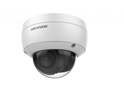 DS-2CD2123G0-IU (4mm) Hikvision Уличная купольная IP-видеокамера, объектив 4mm, ИК, 2Мп, POE, слот для microSD, встроенный микрофон